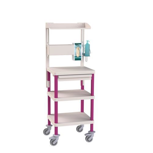 Медицинская тележка - Eolis® COMPACT - VILLARD MÉDICAL - для хранения / транспортная / из пластика