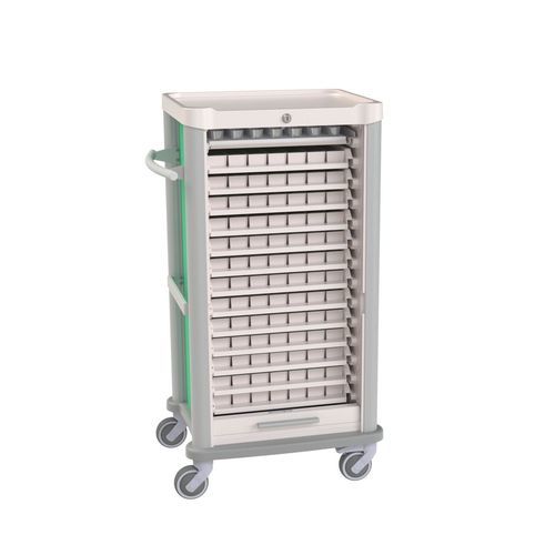 Медицинская тележка - Eolis® COMPACT - VILLARD MÉDICAL - для медикамента / транспортная / для хранения