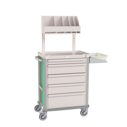 Тележка для неотложной помощи - Eolis® - VILLARD MÉDICAL - медицинская / для больниц / из нержавеющей стали