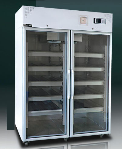 Холодильник для банка крови - BBR100/-D - AccsA'tech - в виде шкафа / 1 дверца / 2 дверцы
