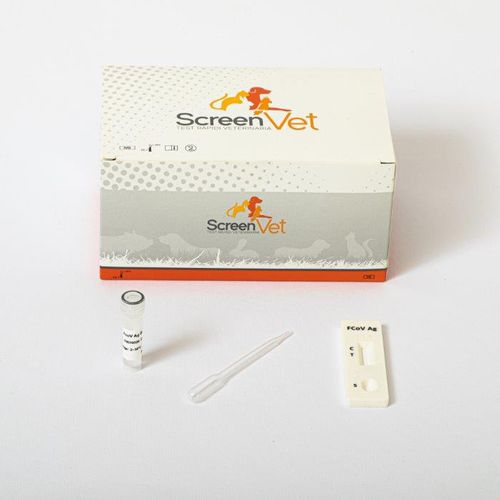 Ветеринарный экспресс-тест - SCV-1057-10 - SCREEN ITALIA - для кошек / на коронавирус кошек / иммунохроматографический