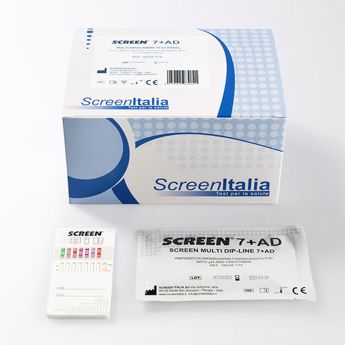 Экспресс-тест для определения лекарственных веществ - SC-0821-25 - SCREEN ITALIA - для фальсификации / для мочевых метаболитов / для кокаина