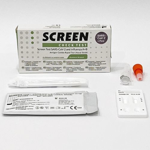 Экспресс-тест COVID-19 - 984818930 - SCREEN ITALIA - гриппа / на антигены / для носа
