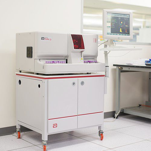 Автоматический гематологический анализатор - CELL-DYN Ruby - Abbott Diagnostics - настольный / на 5 популяций / лазерная дифракция