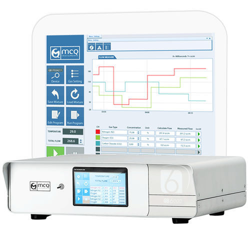 Газовый смеситель для лабораторий - GB 6000 - MCQ Instruments - O2 / воздушный / двуокиси углерода