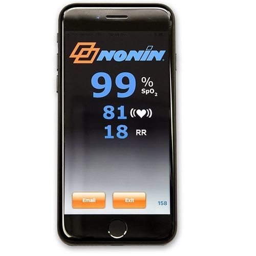 Приложение iOS для телемониторинга - NoninConnect™  - Nonin - для мониторинга / для пульсового оксиметра / iOS