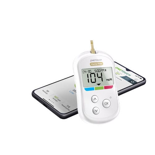 Глюкометр гематокрит - OneTouch Verio Flex® - Lifescan - с беспроводной сетью