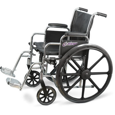 Инвалидная коляска с ручным управлением - Airgo® Steel - AMG Medical - для улицы / для помещений