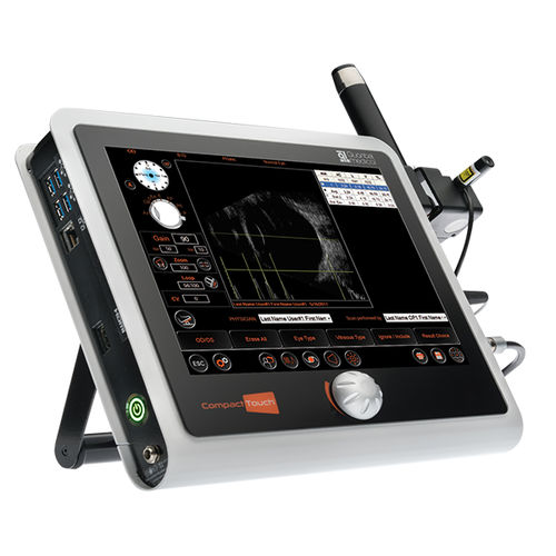 Переносной ультразвуковой сканер - COMPACT TOUCH - Quantel Medical - Ophthalmology - для офтальмологической эхографии / черно-белый / сенсорный экран