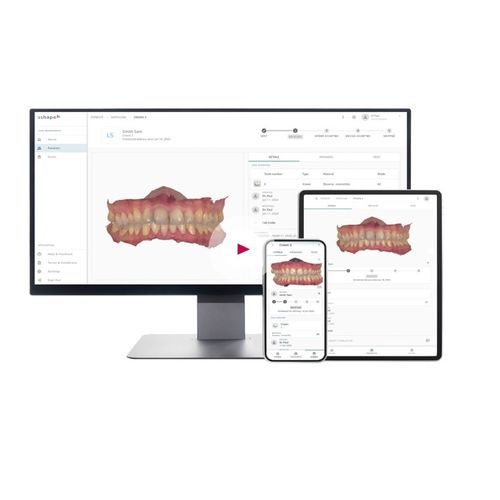 Программное обеспечение для внутриротового сканера - Unite - 3shape - для стоматологических лабoраторий / для стоматологических кабинетов / ортодонтическое