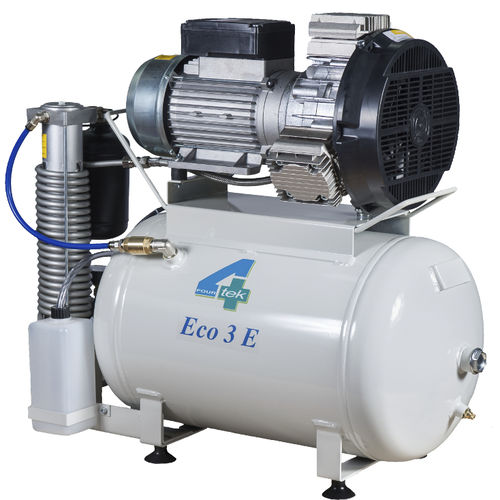 Стоматологический компрессор - ECO3 - 4TEK SRL   - медицинский / поршневый / 3 установки