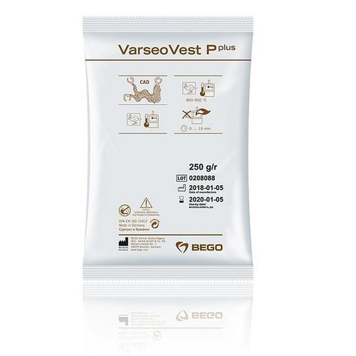 Стоматологический материал фосфат - VarseoVest® P plus - BEGO - для литья металлов / для 3D-печати / литьевой