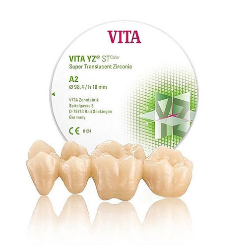 Циркониевый стоматологический материал - VITA YZ ST - BEGO - циркониевый / из двуокиси циркония / для зубных мостов