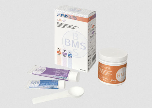 Комплект стоматологических материалов из силикона - Silikit - BMS DENTAL - для оттискных ложек / гелевый