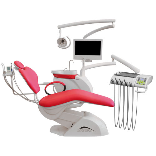 Стоматологическая установка с креслом - 654 DUET - CHIROMEGA - с монитором / с держателем инструментов / с освещением