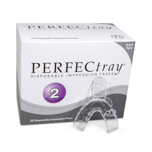 Стоматологическая оттискная ложка частичный зубной ряд - Perfectray®#2 - DenMat Holdings - низшая / перфорированная