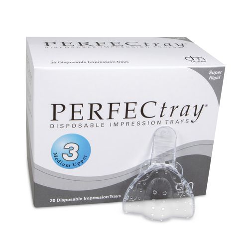 Стоматологическая оттискная ложка частичный зубной ряд - Perfectray® #3  - DenMat Holdings - верхняя / перфорированная
