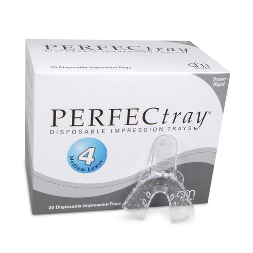 Стоматологическая оттискная ложка частичный зубной ряд - Perfectray® #4  - DenMat Holdings - низшая / перфорированная