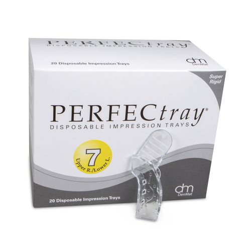 Стоматологическая оттискная ложка частичный зубной ряд - Perfectray® #7  - DenMat Holdings - верхняя / низшая / перфорированная