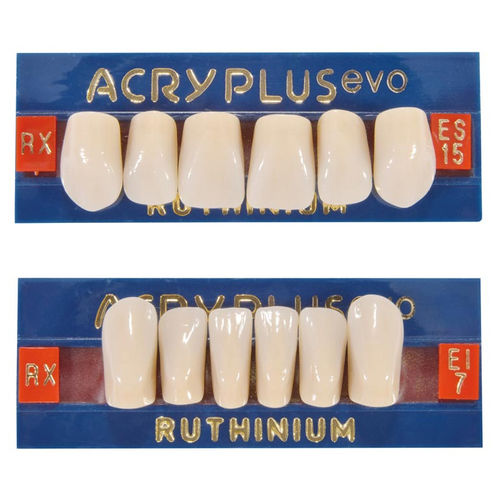 Стоматологический протез из акрила - ACRY PLUS EVO RX - Ruthinium Group - для передних зубов / для задних зубов