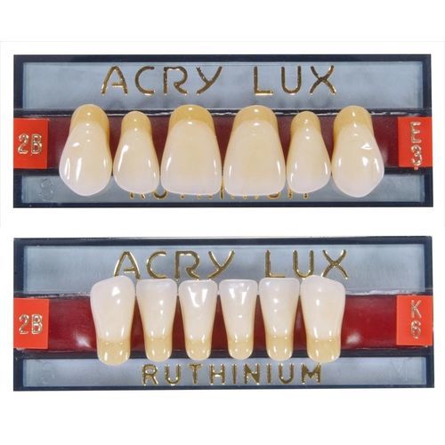 Стоматологический протез из акрила - Acry Lux  - Ruthinium Group - для передних зубов / для задних зубов / резцы нижней челюсти