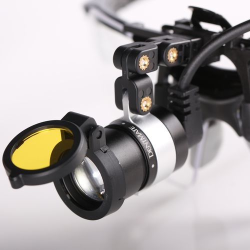 Налобный осветитель для стоматологии - LUMINDEX™5 LED Headlight - Dentmate Technology Co., Ltd.   - LED / с заряжаемым аккумулятором / с переносным источником света