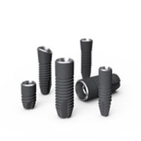 Цилиндрический зубной имплантат - OsseoSpeed EV - DENTSPLY Implants GmbH - из титана / внутренний / узкий