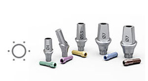Абатмент из металла - TiDesign™ EV/ ZirDesign™ EV - DENTSPLY Implants GmbH - внутренний шестиугольник / анатомический