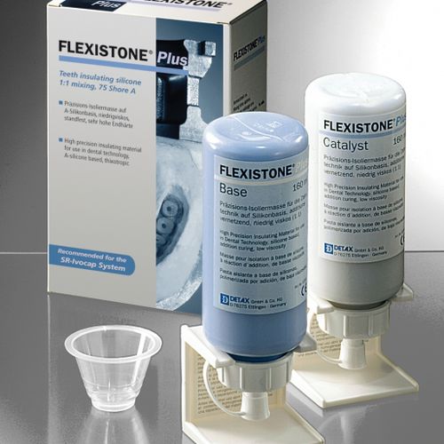 Стоматологический материал из силикона - Flexistone® Plus - DETAX GmbH & Co. KG   - для стоматологической лаборатории / для моделирования / белый