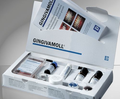 Стоматологический материал из силикона - Gingivamoll® - DETAX GmbH & Co. KG   - для стоматологической лаборатории / десневой / временный
