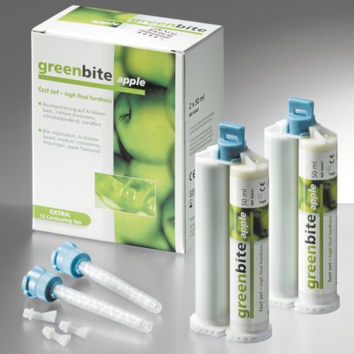 Стоматологический материал из силикона - greenbite apple - DETAX GmbH & Co. KG   - для оттискных ложек