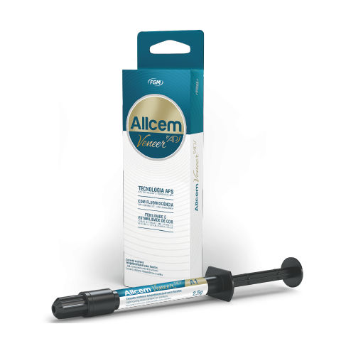 Стоматологический клей для зубных виниров - Allcem Veneer  - FGM Dental Products - фотополимеризуемый