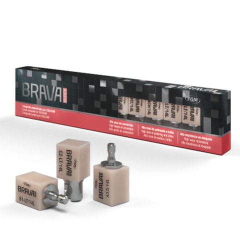 Стоматологический материал из стеклокерамики - BRAVA BLOCK - FGM Dental Products - из композита / для фрезерования / для задних зубов