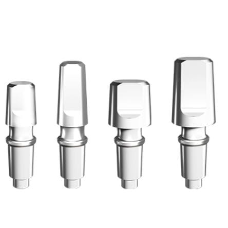 Абатмент из нержавеющей стали - 02.0x.0x series - FGM Dental Products - внутренний / прямой / с цементом