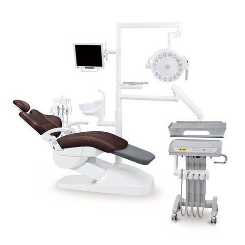 Стоматологическая установка с креслом - AL-398HB - Foshan Anle Medical Apparatus - с гибким подголовником / с монитором / с аппаратом для гигиены