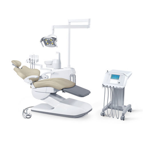 Стоматологическая установка с креслом - AL-388SB - Foshan Anle Medical Apparatus - с гибким подголовником / с аппаратом для гигиены / с держателем инструментов