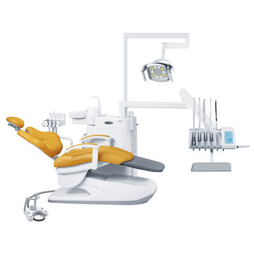 Стоматологическая установка с креслом - AL-388SC  - Foshan Anle Medical Apparatus - с гибким подголовником / с аппаратом для гигиены / с держателем инструментов