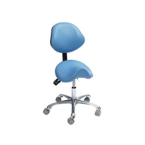 Табурет для стоматологии - 338C stool - Foshan Anle Medical Apparatus - с регулируемой высотой / со спинкой / на роликах
