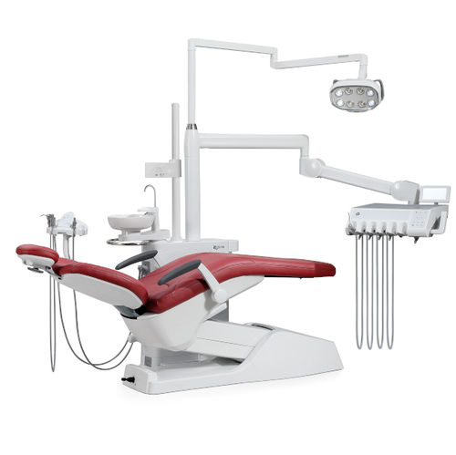 Стоматологическая установка с электрическим креслом - S9 - Foshan Roson Medical Instrument - компактная / с гибким подголовником / с аппаратом для гигиены