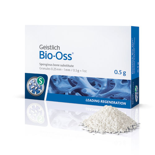 Костный заменитель ксенотрансплантат - Bio-Oss® S - Geistlich Pharma - для хирургической стоматологии / гранулированный
