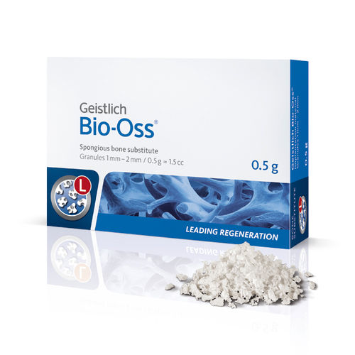 Костный заменитель ксенотрансплантат - Bio-Oss® L - Geistlich Pharma - для хирургической стоматологии / гранулированный