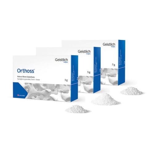 Костный заменитель аллогенный трансплантат - Orthoss® - Geistlich Pharma - для ортопедической хирургии / гранулированный
