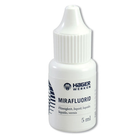 Стоматологический материал из фторлака - Mirafluorid® - Hager & Werken - для зубной профилактики / жидкость