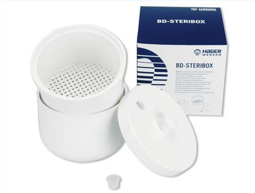 Контейнер для стерилизации для стоматологических инструментов - BD-Steribox - Hager & Werken - неперфорированный / из пластика / стерилизуемый в автоклаве