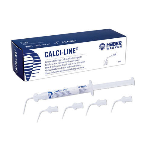 Стоматологический материал из гидроксида кальция - Calci-Line® - Hager & Werken - для восстановления зубов / для распломбирования канала / паста