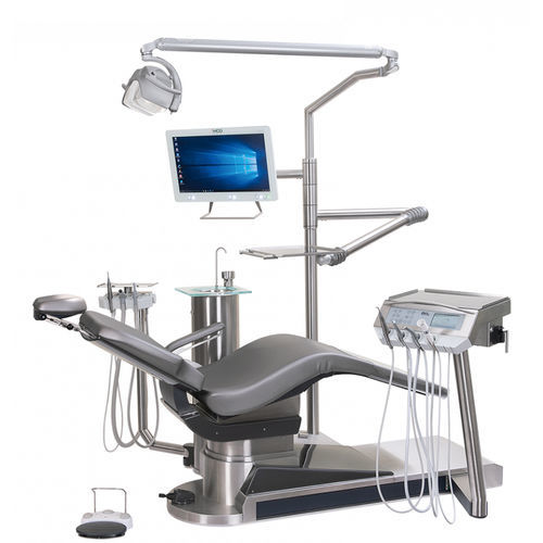 Стоматологическая установка с креслом - D2-EP - DKL CHAIRS GmbH - компактная / с гибким подголовником / с монитором