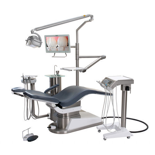 Стоматологическая установка с креслом - D2-EC - DKL CHAIRS GmbH - компактная / с гибким подголовником / с монитором