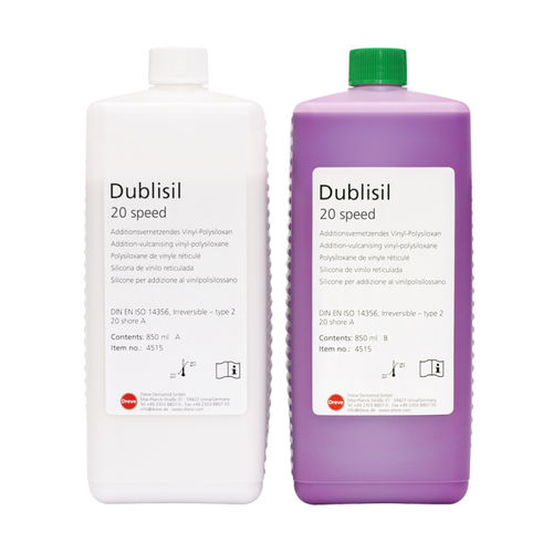 Стоматологический материал из силикона - Dublisil® 20 speed - Dreve Dentamid GmbH   - дублирования / для фрезерования