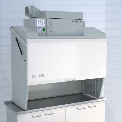 Вытяжной шкаф для стоматологических лабoраторий - E58/S130+DE.FO  - ERIO - настольный / электростатический / вентилируемый