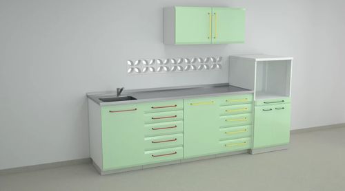 Модульный лабораторный стол - S30 - ERIO - с раковиной / из нержавеющей стали / с полками